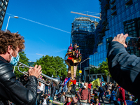 Climate activists blocked the main road of the financial district during an act of peaceful civil disobedience. With these actions, XR deman...