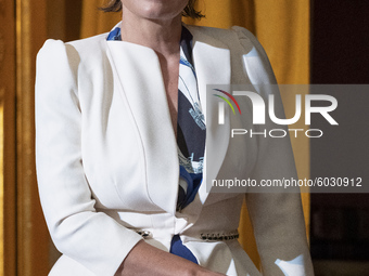 The singer Ainhoa Arteta poses during the portrait session in Madrid September 25, 2020 spain (