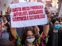 Students strike against the way the Italian government managed, with delays and failures, the restart of the school year 2020/2021, followin...