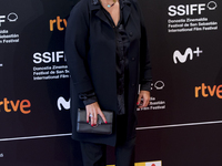 Tamara Falco attends 'Oso' premiere during the 68th San Sebastian International Film Festival at the Kursaal Palace on September 25, 2020 in...