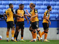  Newports Tristan Abrahams celebrates making  it 1-0   during the Sky Bet League 2 match between Bolton Wanderers and Newport County at the...