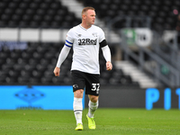  
Wayne Rooney of Derby County during the Sky Bet Championship match between Derby County and Blackburn Rovers at the Pride Park, DerbyDerb...