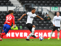  
Nathan Byrne of Derby County during the Sky Bet Championship match between Derby County and Blackburn Rovers at the Pride Park, DerbyDerb...