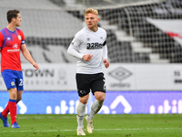  
Kamil Jozwiak of Derby County during the Sky Bet Championship match between Derby County and Blackburn Rovers at the Pride Park, DerbyDer...