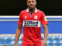 Chuba Akpom in action during the Sky Bet Championship match between Queens Park Rangers and Middlesbrough at The Kiyan Prince Foundation Sta...