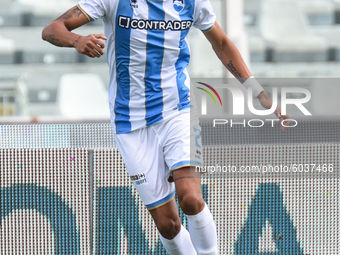 Bellanova Raoul of Delfino Pescara in action during the match between Pescara and Chievo verona of the Serie B championship on September 26,...
