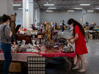 The largest antiques bazaar of Istanbul, Turkey seen on September 27, 2020. Daily life goes on in Istanbul despite the increase in the numbe...