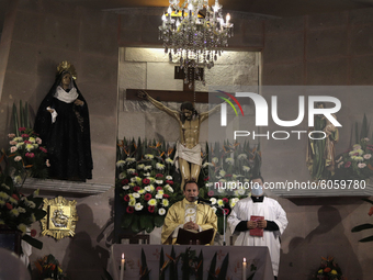 Inhabitants of San Francisco Culhuacán in Coyoacán, Mexico City, celebrated the Day of San Francisco de Asís with a mass on the occasion of...