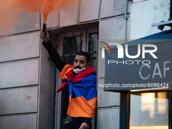 A few thousands Armenian responded to the call of The Coordinating Council of Armenian Organisations of France for the gathering ''for the r...