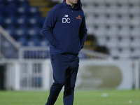 Hartlepool manager, Dave Challinor during the Vanarama National League match between Hartlepool United and Bromley at Victoria Park, Hartlep...