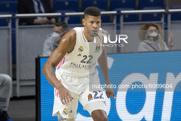 Walter Samuel Tavares  of Real Madrid  during the 2020/2021 Turkish Airlines EuroLeague Regular Season Round 3 match between Real Madrid and...