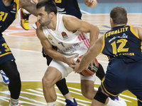 Facundo Campazzo  of Real Madrid  during the 2020/2021 Turkish Airlines EuroLeague Regular Season Round 3 match between Real Madrid and Khim...