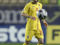 Alexandru Maxim of Romania in action  during match against Romania of UEFA Nations League football match in Ploiesti city October 14, 2020....
