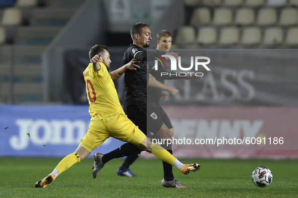 Alexandru Maxim of Romania during match against Romania of UEFA Nations League football match in Ploiesti city October 14, 2020. 