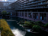 General view of Barbican Estate as London prepares for a tier-2 lockdown due to the COVID-19 outbreak, London on October 15, 2020. The Capit...