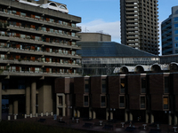 General view of Barbican Estate as London prepares for a tier-2 lockdown due to the COVID-19 outbreak, London on October 15, 2020. The Capit...