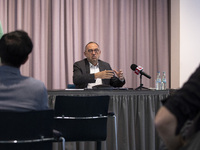 Norbert Walter-Borjans attends a meeting with journalists of the Foreign Press Association in Berlin, Germany on October 14, 2020. (