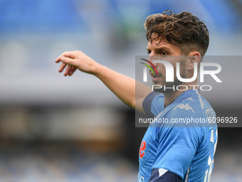 Dries Mertens of SSC Napoli during the Serie A match between SSC Napoli and Atalanta BC at Stadio San Paolo, Naples, Italy on 17 October 202...