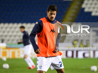Daniele Dessena of Brescia calcio during pre-match training between Brescia and Lecce, Brescia, october 16 2020 (