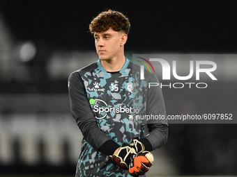 
Adam Parkes of Watford during the Sky Bet Championship match between Derby County and Watford at the Pride Park, Derby, England on  16th Oc...