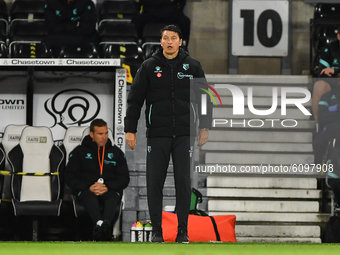 
Watford manager, Vladimir Ivic during the Sky Bet Championship match between Derby County and Watford at the Pride Park, Derby, England on...