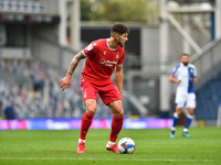 Tobias Figueiredo of Nottingham Forest during the Sky Bet Championship match between Blackburn Rovers and Nottingham Forest at Ewood Park, B...