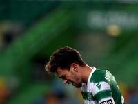 Pedro Goncalves of Sporting CP reacts during the Portuguese League football match between Sporting CP and FC Porto at Jose Alvalade stadium...