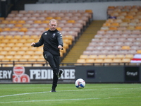 Salford interim manager Paul Scholes ahead of the Sky Bet League 2 match between Port Vale and Salford City at Vale Park, Burslem, England o...