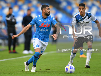 Elseid Hysaj of SSC Napoli during the Serie A match between SSC Napoli and Atalanta BC at Stadio San Paolo, Naples, Italy on 17 October 2020...