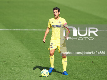 Daniel Parejo of Villarreal CF during the La Liga Santander mach between Villarreal and Valencia at Estadio de la Ceramica, on October 18, 2...