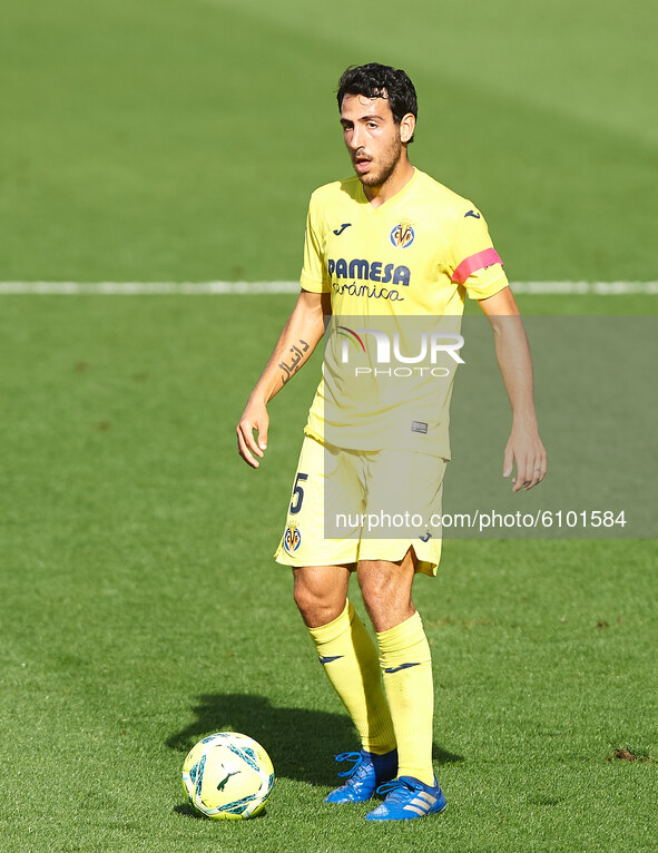 Daniel Parejo of Villarreal CF during the La Liga Santander mach between Villarreal and Valencia at Estadio de la Ceramica, on October 18, 2...