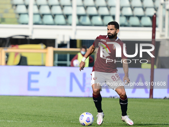 Tomas Rincon of Torino FC during the Serie A football match between Torino FC and Cagliari Calcio at Olympic Grande Torino Stadium on Octobe...