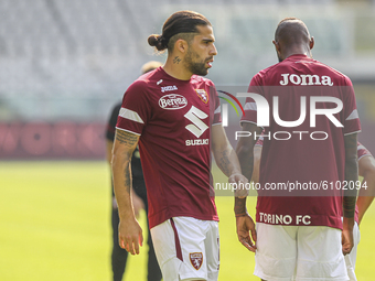 Ricardo Rodriguez of Torino FC during the Serie A football match between Torino FC and Cagliari Calcio at Olympic Grande Torino Stadium on O...