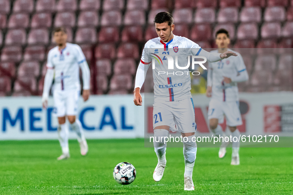 David-Marian Coritoru in action during the 7th game in the Romania League 1 between CFR Cluj and FC Botosani, at Dr.-Constantin-Radulescu-St...
