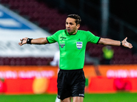 Referee Sebastian Coltescu refusing a penalty during the 7th game in the Romania League 1 between CFR Cluj and FC Botosani, at Dr.-Constanti...