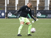 Demi Lambourne of Leicester City Women during the pre-match warm-up  during FA Women's Championship between Crystal Palace Women and Leicest...