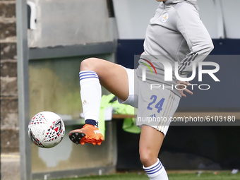 Ruesha Littlejohn of Leicester City Women during the pre-match warm-up during FA Women's Championship between Crystal Palace Women and Leice...