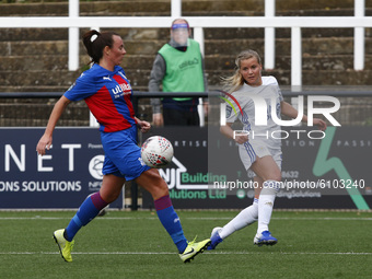 Olivia Fergusson of Leicester City Women during FA Women's Championship between Crystal Palace Women and Leicester City Women at Hayes Lane...