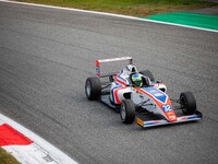 Fluxa Lorenzo 32 of AKM Motorsport drives during the Italian F4 Championship at Autodromo di Monza on October 18, 2020 in Monza, Italy. (