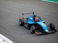 Braschi Francesco 28 of Jenzer Motorsport drives during the Italian F4 Championship at Autodromo di Monza on October 18, 2020 in Monza, Ital...