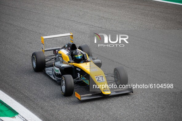 Freymuth Sebastian 27 of AS Motorsport drives during the Italian F4 Championship at Autodromo di Monza on October 18, 2020 in Monza, Italy. 
