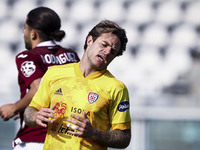 Cagliari midfielder Nahitan Nandez (18) shows dejection during the Serie A football match n.4 TORINO - CAGLIARI on October 18, 2020 at the S...