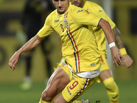 George Ganea of Romania in action during the soccer match between Romania U21 and Malta U21 of the Qualifying Round for the European Under-2...