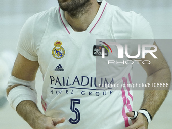 Rudy Fernndez   of Real Madrid in action during the Spanish league, Liga Endesa ACB, basketball match played between Real Madrid Baloncesto...