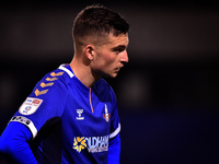 Oldham Athletic's Zak Dearnley during the Sky Bet League 2 match between Oldham Athletic and Carlise United at Boundary Park, Oldham on Tues...