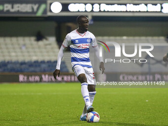 QPRs Albert Adomah on the ball during the Sky Bet Championship match between Queens Park Rangers and Preston North End at Loftus Road Stadiu...