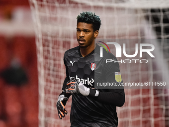 
Jamal Blackman of Rotherham United during the Sky Bet Championship match between Nottingham Forest and Rotherham United at the City Ground,...