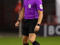 
Referee Stephen Martin during the Sky Bet Championship match between Nottingham Forest and Rotherham United at the City Ground, Nottingham,...