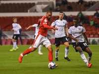 
Lewis Grabban of Nottingham Forest during the Sky Bet Championship match between Nottingham Forest and Rotherham United at the City Ground,...