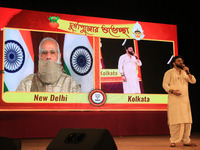 Union Minister Babul Supriyo live Performs at    The virtual inauguration of Bharatiya Janta Party cultural cells  Durga Puja Pandal (Tempor...